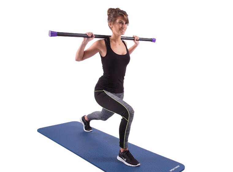 Vektstav | Steel Weighted Bar | 1 kg Grå | Vektstang 
