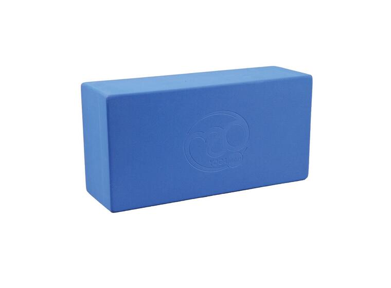 Yogablokk i EVA skum 220 x 110 x 70 mm | Blå 