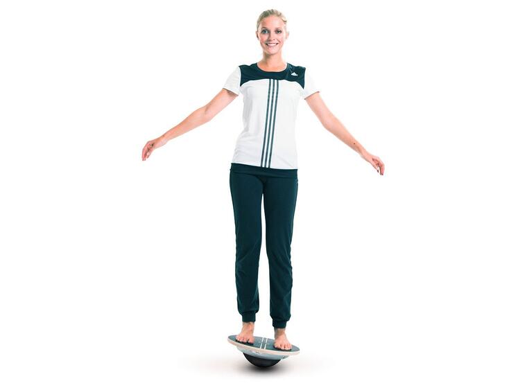 Balansebrett Sport Proff Vippebrett i tre og gummiert alu 