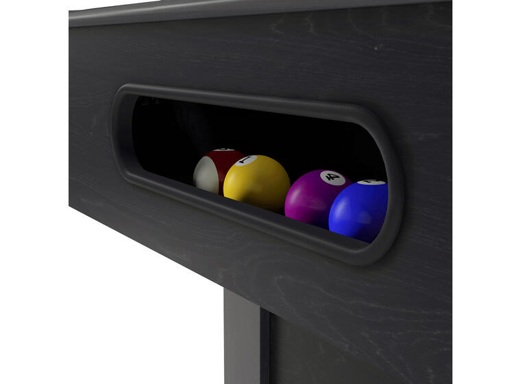 Biljardbord Galant Black Edition 8 fot Blå biljardduk | Spillefelt 224x112 cm 