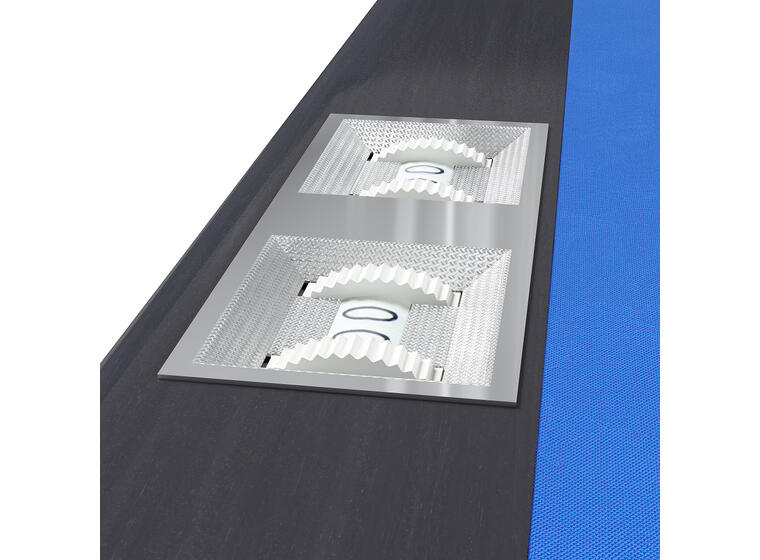 Biljardbord Galant Black Edition 8 fot Blå biljardduk | Spillefelt 224x112 cm 
