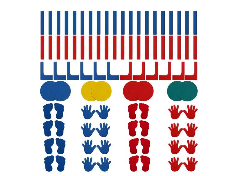 Markeringsskiver | Multiset Gulvmarkeringer 42 stk 