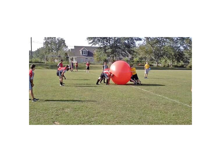 Megaball diameter 180 cm Gigantisk ball | Rød 