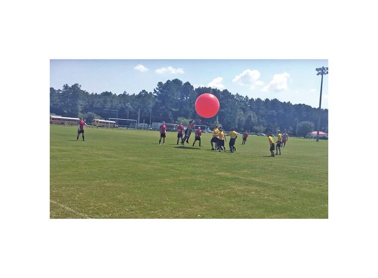 Megaball diameter 180 cm Gigantisk ball | Rød 
