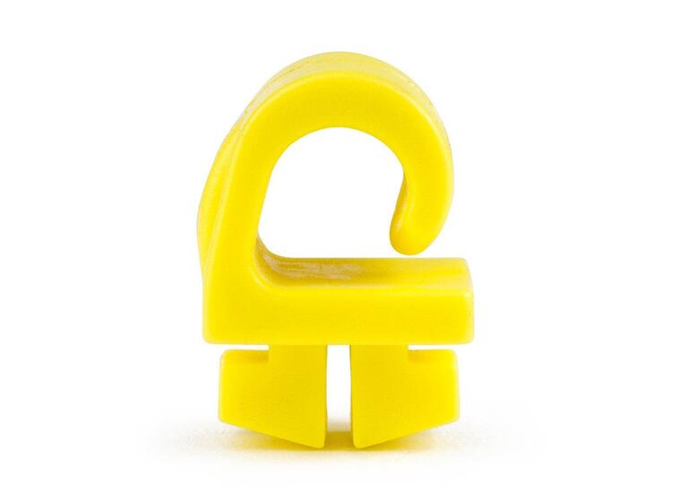 Nettkrok gule plast (10 stk.) 19x19x26 mm 
