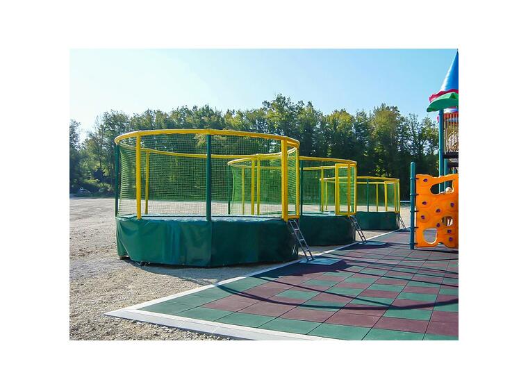 Trampoline Akrobat Gallus 360 cm | Grønn/ Gul 