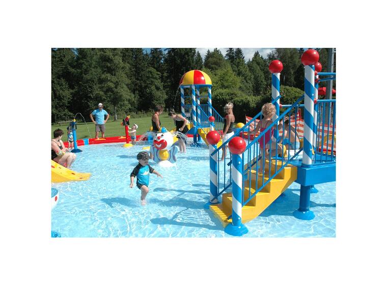 Aqua Drolics Platform med sklie Vannsklie til basseng og badeland 