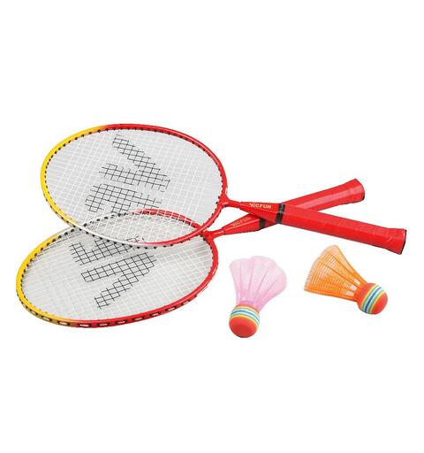 Badmintonsett Barn 4-6 &#229;r 2 racketer &amp; 2 badmintonballer