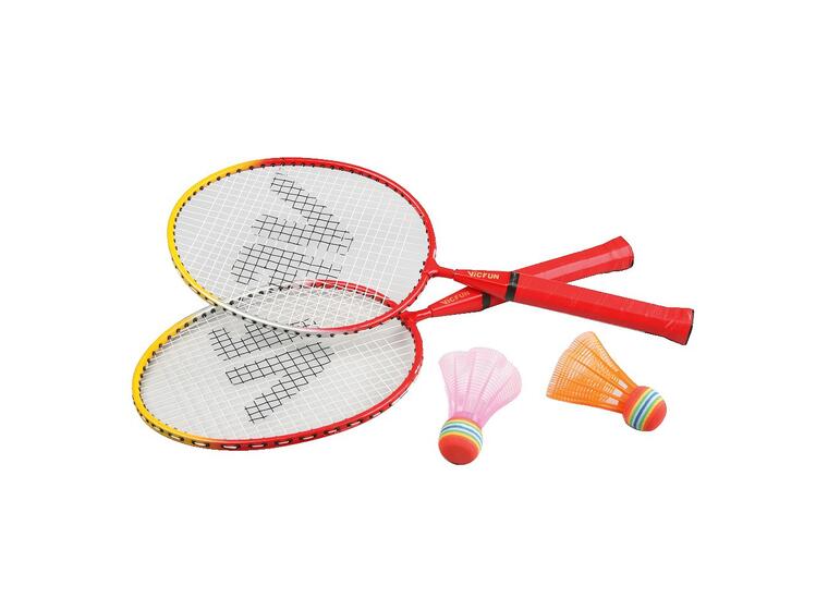 Badmintonsett Barn 4-6 år 2 racketer & 2 badmintonballer 