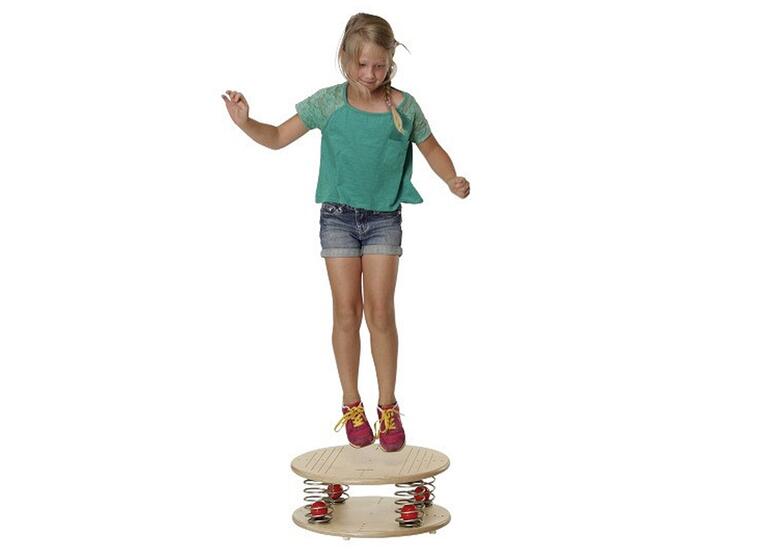 Balansebrett Pedalo med fjærer Vippebrett i tre | 50 cm 