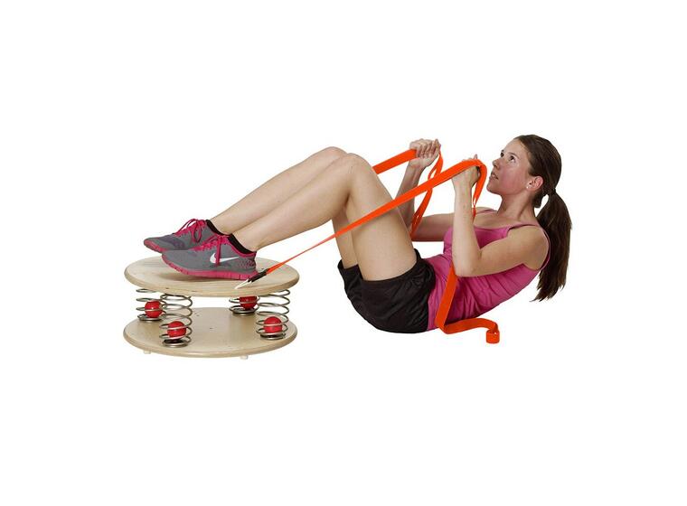 Balansebrett Pedalo med fjærer Vippebrett i tre | 50 cm 