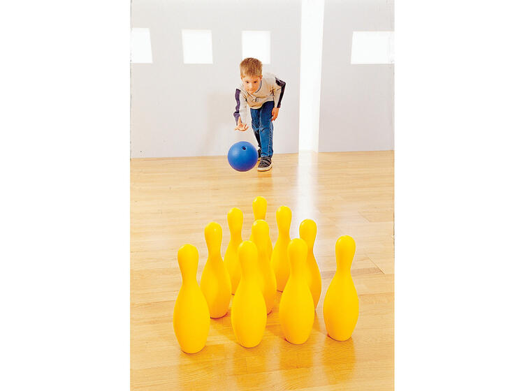 Bowlingsett i skum 30 cm bowlingkjegler og bowlingkule 