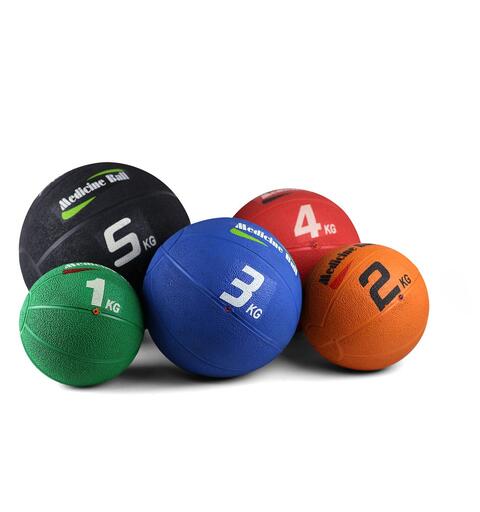 Medisinball Klubben 1 - 5 kg | Gummiball med godt grep
