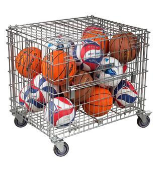 Oppbevaringsvogn Jumbo L 73x60x80 cm Oppbevaring til baller og utstyr