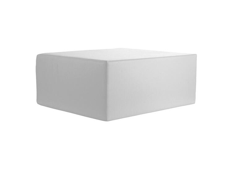 Polyskum rektangulær pute Hvit psoaspute 50x40x20 