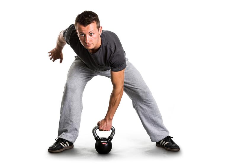 Kettlebell Gummiert Riflet Grep 4 kg 1 stk | 4 kg 
