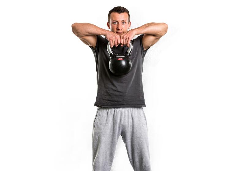 Kettlebell Gummiert Riflet Grep 4 kg 1 stk | 4 kg 