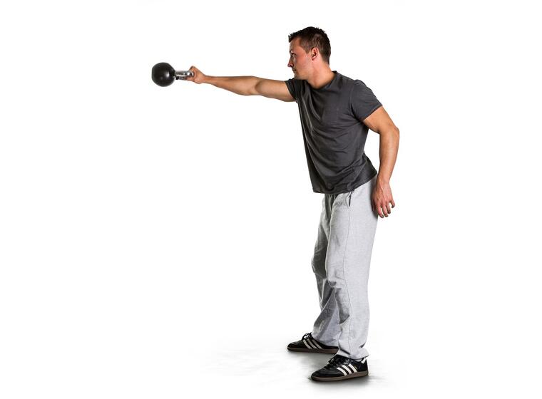 Kettlebell Gummiert Riflet Grep 4 kg 1 stk | 4 kg 