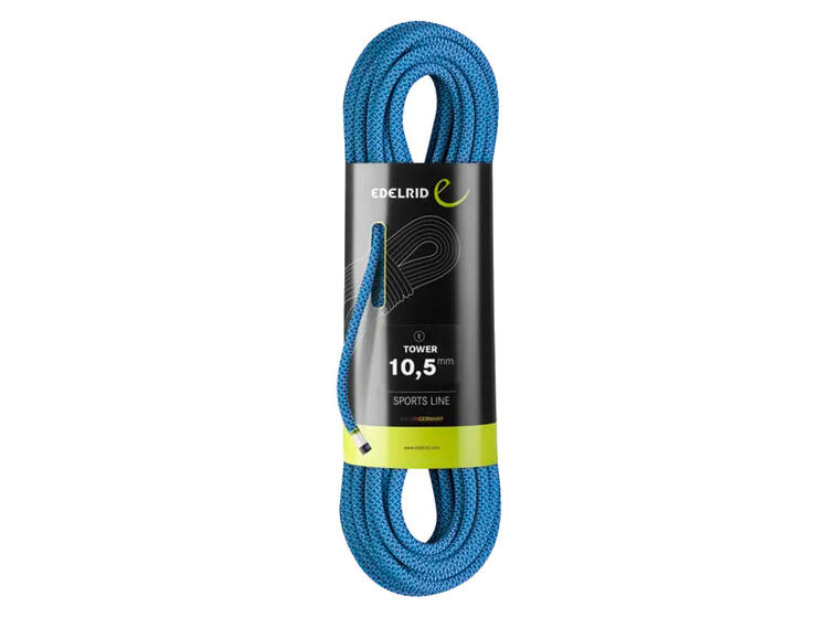 Klatretau Edelrid Tower 10,5mmx50m Dynamisk enkelttau | blå 