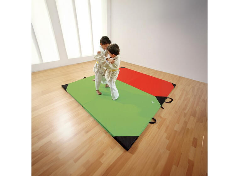Lekematte 200 x 120 x 4 cm | Grønn Sammenleggbar med håndtak 
