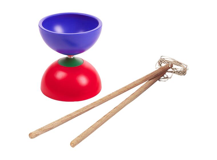 MB Millenium Rainbow Diabolo Sjonglering | Inkludert trepinner 
