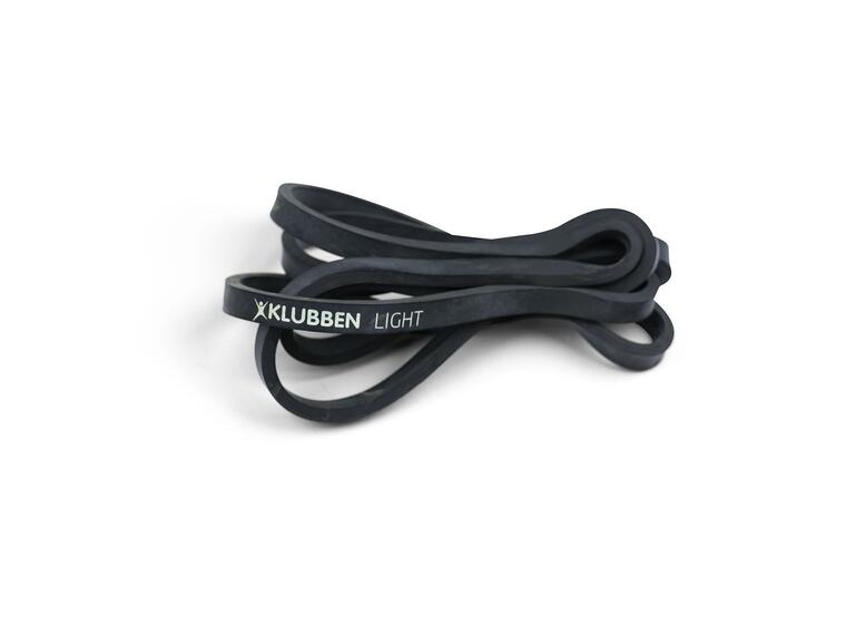 Powerband - lang, rund treningsstrikk 1 stk. | Lett | Svart 