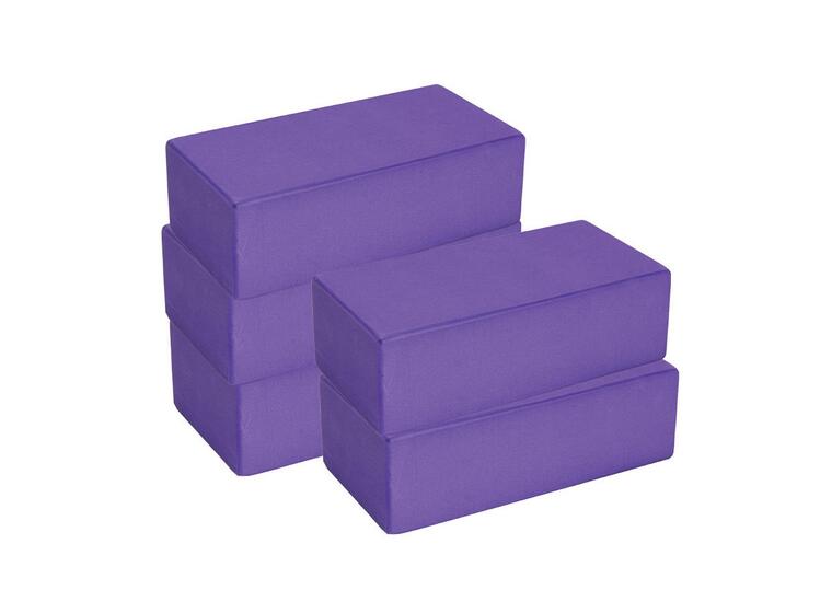 Yogablokker i EVA skum - 30 stk 220 x 110 x 70 mm | Lilla 