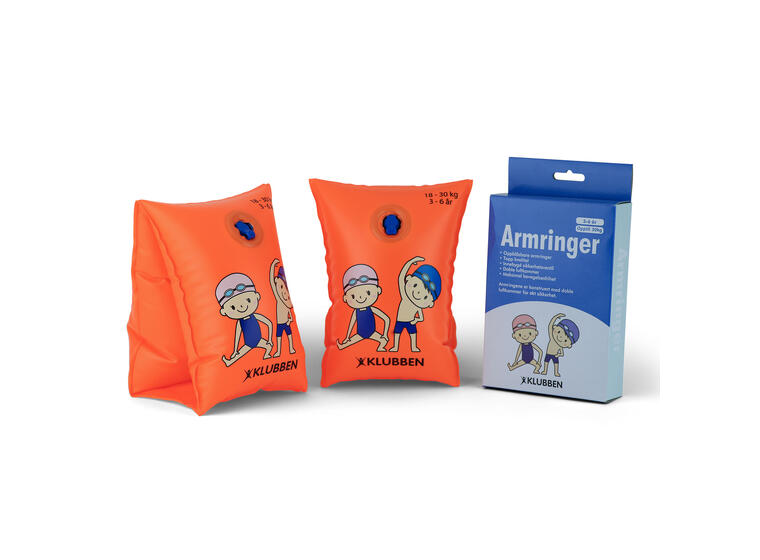 Armringer Klubben | 6-12 år 30-60 kg | Oransje 