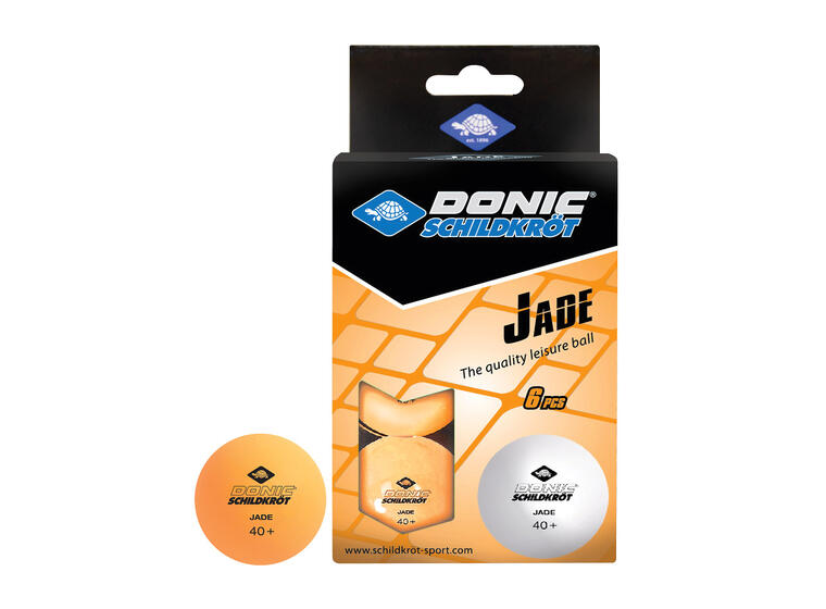 Bordtennisballer Schildkröt Jade Oransje 6 stk | Trenings- og fritidsball 