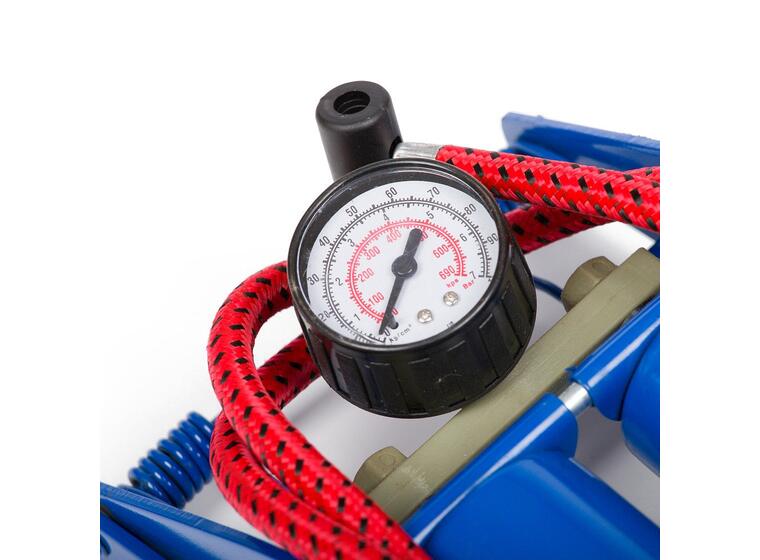 Fotpumpe klassisk Luftpumpe med manometer 