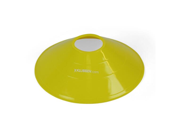 Markeringstallerkener gule 50 stk D: 19 cm | H: 5 cm 