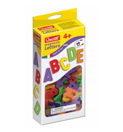 Bokstaver med magnet | 48 stk Store magnetbokstaver