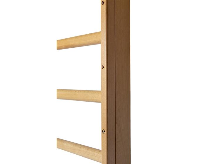 Klubben Premium Ribbevegg 265 x 150 cm 2 seksjoner | Avstand 15,5 cm | Bøk 