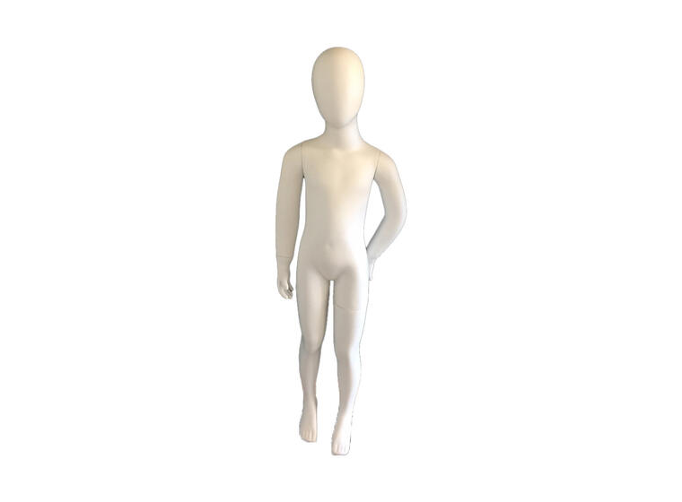 Mannekeng Barn hvit - 119 cm 