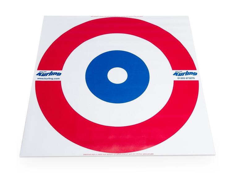 Målfelt for Curling 120 x 120 cm 