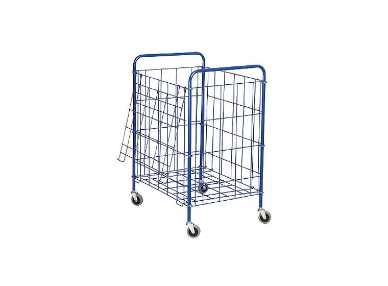 Oppbevaringsvogn stål 70x55x94 cm Oppbevaring til baller og utstyr 