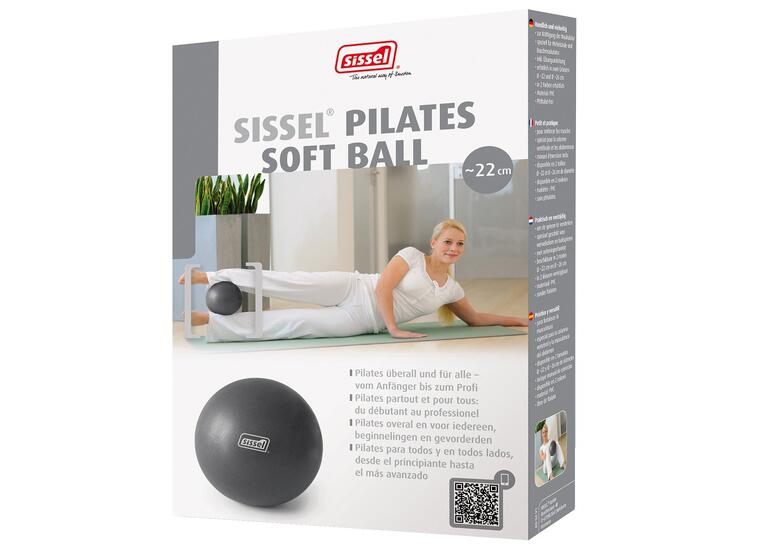 Pilatesball Sissel Soft 26 cm | Grå 
