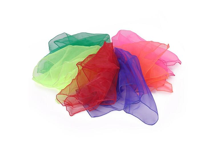 Sjongleringsduk medium Rytmeduk 6 stk. | 65x65 cm 