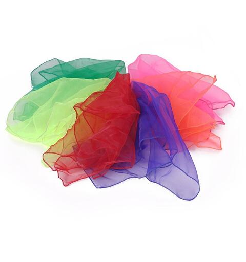 Sjongleringsduk medium Rytmeduk 6 stk. | 65x65 cm