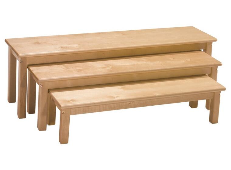 Trebenker Sett med 3 benker 