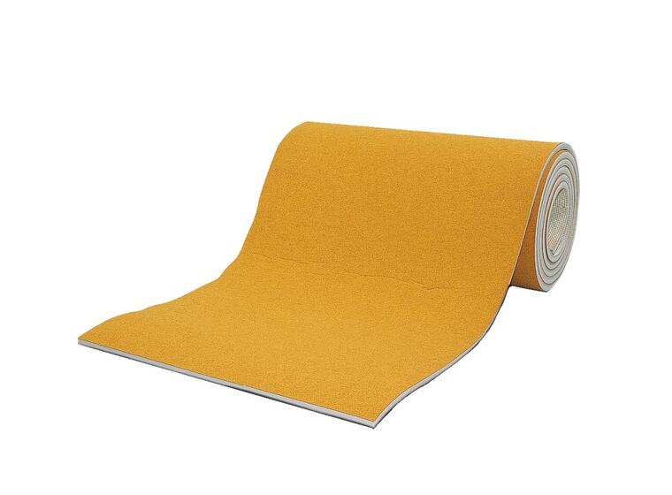 Turnmatte på rull Super 2,5 cm Pris pr meter | Gul | B: 150 cm 