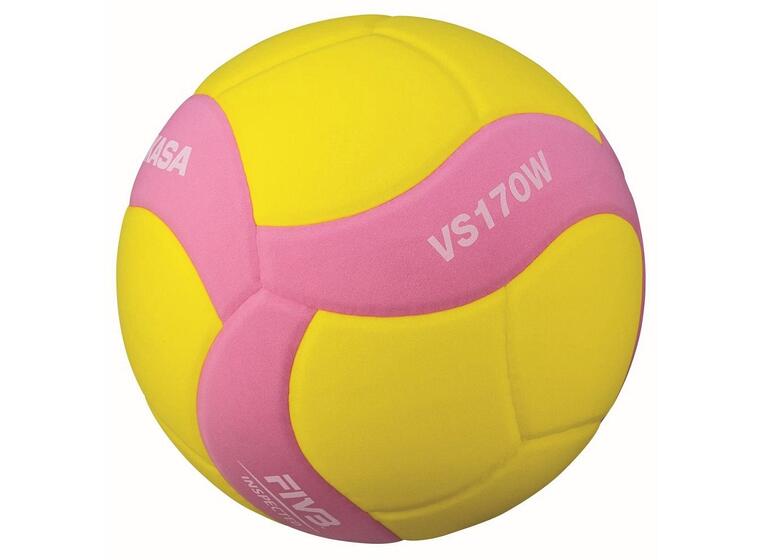 Volleyball Mikasa VS170W | Rosa Str. 5 | Myk og lett | 6-10 år 