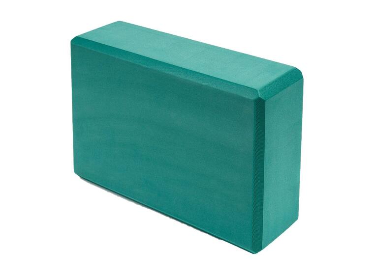 Yogablokk i EVA skum - myk 225 x 150 x 75 mm | Grønn 