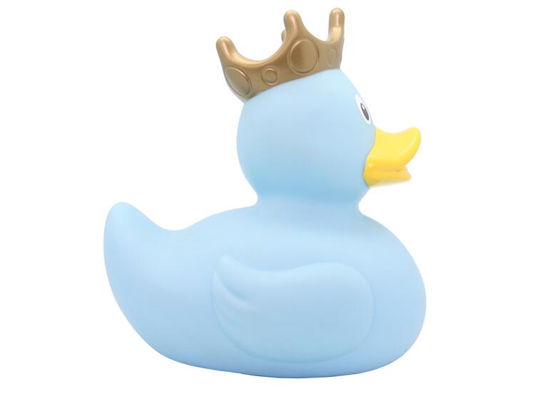 Badeand Stor | 23 cm | blå Ekstra stor badeand med krone 