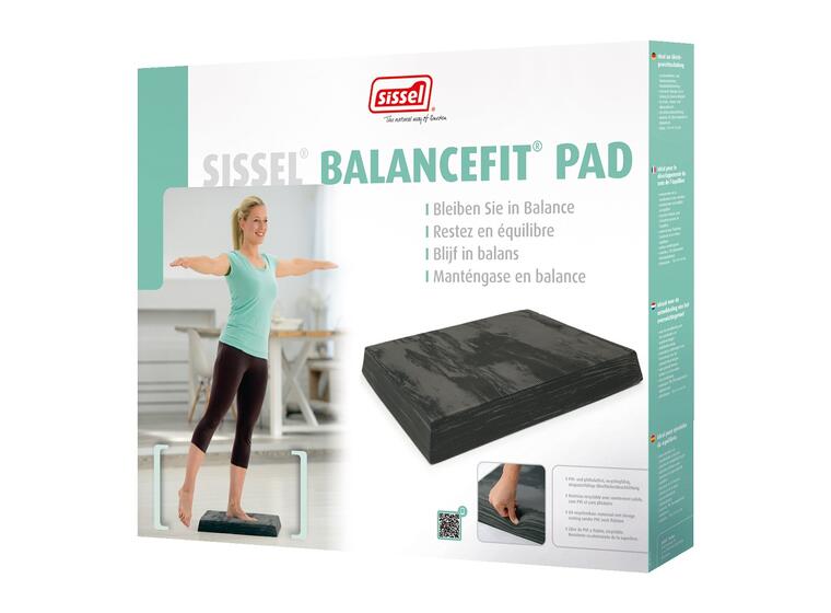 Balansepute Sissel Balance Fit 50 x 41 x 6 cm | Svart Marmorert 