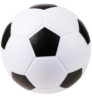 Fotball i PU-skum 20 cm svart/hvit Myk fotball i størrelse 3