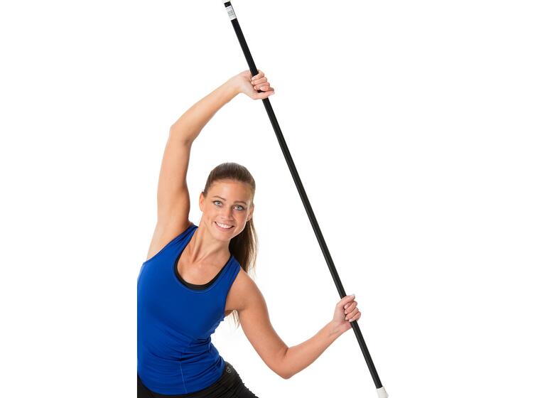 Gymstick Stretching Stick 130 cm Trener mobilitet og fleksibilitet 