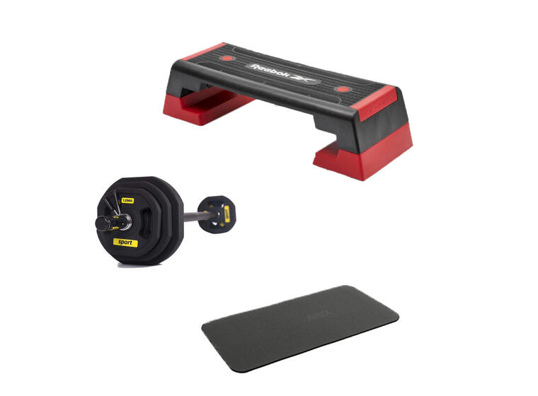 Hjemmetreningspakke Stepkasse | Body Pump Sett | Matte 