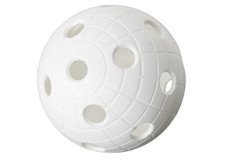 Innebandyball Crater Hvit med ruglet overflate 