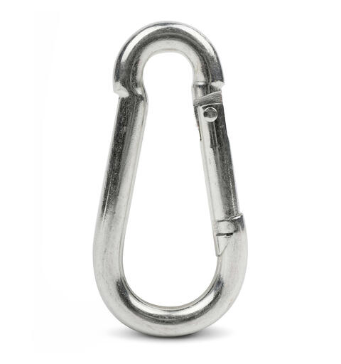 Karabinkrok for boksesekker Maksimal belastning 60 kg | 8x4x0,8 cm